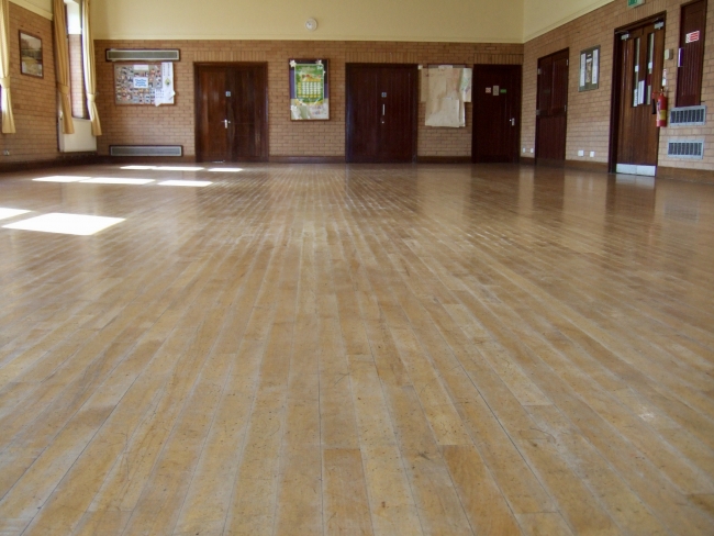 sports hall sanding and repair 